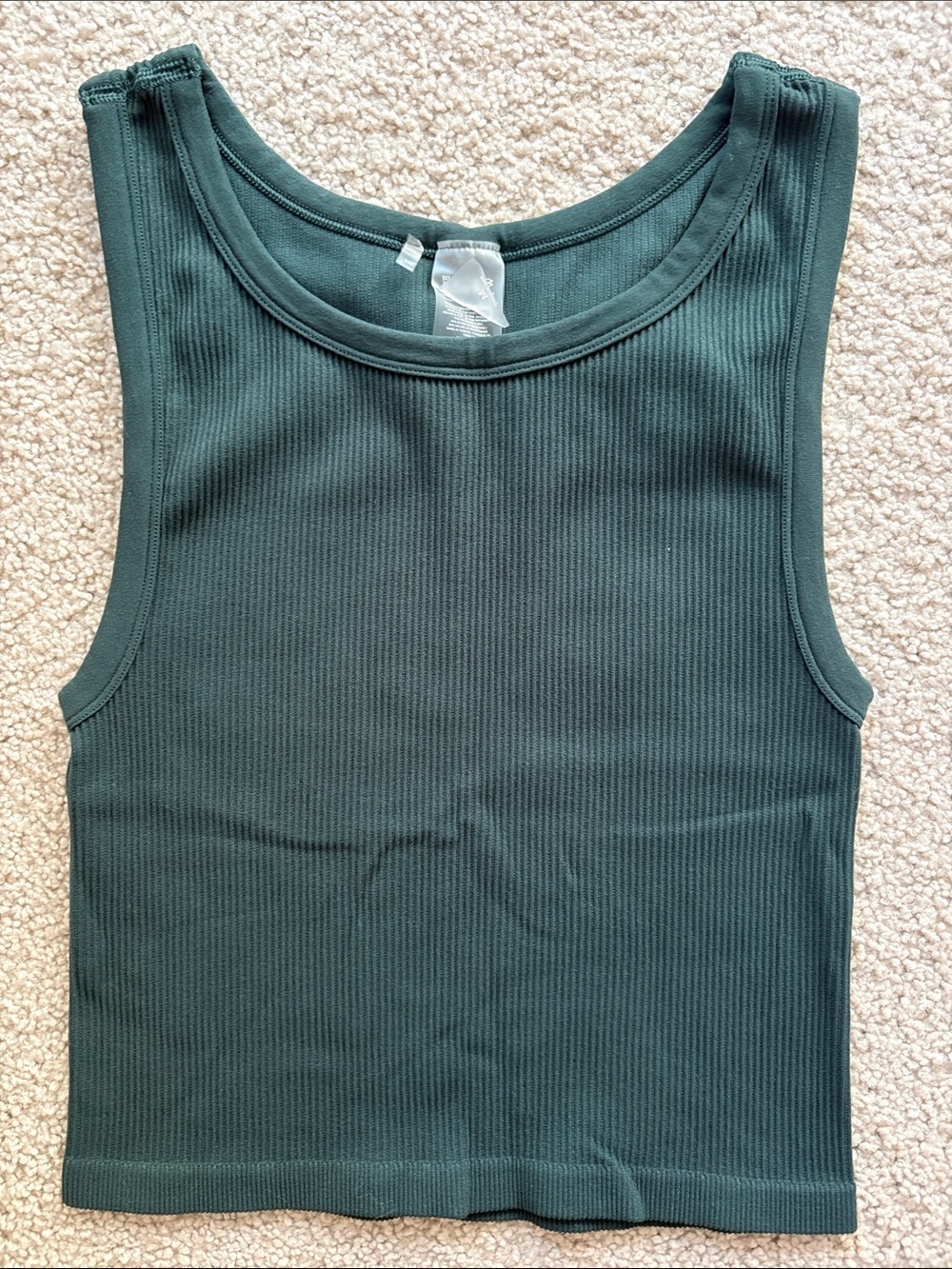 Sunday best sinch seamless dark green tank